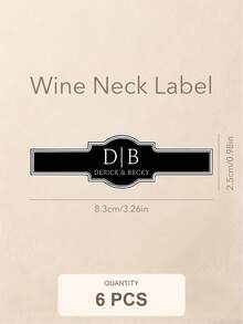 Custom Size Photo Wine Labels, Personalized Birthday Engagement Wedding Waterproof Wine Stickers, Champagne Whiskey Tequila Labels, DIY Set, Bridesmaid Invitation Gift Box, Wedding Day Gift Idea, Anniversary Gift, Bachelorette Party, Suitable For Photo Sharing - Multicolor - View 28