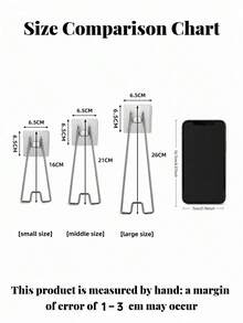 3PCS Adjustable Self-Adhesive Stainless Steel Picture Frame Stand, 5.9-10.2 Inch Black Boho Metal Display Easel, Durable Minimalist Sturdy Support For Artwork Photos Home Decor And Exhibition, Picture Stands For Display, Table Top Easel - Multicolor - View 2