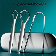 1/3/4 Piece Set Of Tongue Coating Cleaning Brush, Tongue Scraping Brush For Adults, Suitable For Both Men And Women - Multicolor - View 13