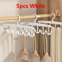 1/5 Piece Rotating Hook Rack, Space-Saving, Wave-Shaped Clothes Rack, Multi-Functional Clothes Rack, Suitable For Home/Dormitory, Ideal As A Gift For Relatives, Family, Teachers, And Classmates, Also Suitable For Travel, Decoration, And Organization. - Multicolor - View 12