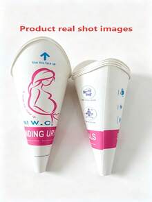 2/6/12/24pcs Disposable Female Urinal, Leak-Proof, Foldable, Portable Cup-Style, Upright Female Urination Funnel - View 12