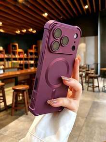 18 Pro Max Phone Case - Luxury Shockproof Anti-Collision Matte Phone Case, Suitable For 18 Pro Max 17 Pro Max Men And Women, With Lens Film 18 Pro Phone Case, Soft Frame Anti-Fingerprint Anti-Shock Back Cover - Multicolor - View 14