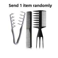 3pcs Large Fluffy Brush Set, Creates Voluminous Texture And 3D Styling Effect, Unisex. Made Of ABS Plastic Material, Handle With Textured Design; Suitable For All Hair Types Including Coarse, Curly, Wavy And Naturally Straight Hair. Perfect For Home Use And Travel, Easy And Convenient To Style. - Multicolor - View 14