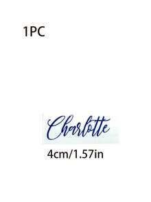 5pcs/1pc Customized Name Label Stickers, Name Decals, Customized Stickers, Name Stickers, Date Stickers, DIY Gifts, Handmade, Handwritten Font, Wedding Stickers, Gift Stickers. Customizable Holographic Name Stickers, Suitable For Water Bottles, Personal Items, Glass Cups, Rolls, Balloons, Calligraphy Stickers, Gift Box Decorations, Wedding Favors - Multicolor - View 11