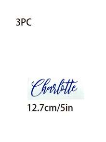 5pcs/1pc Customized Name Label Stickers, Name Decals, Customized Stickers, Name Stickers, Date Stickers, DIY Gifts, Handmade, Handwritten Font, Wedding Stickers, Gift Stickers. Customizable Holographic Name Stickers, Suitable For Water Bottles, Personal Items, Glass Cups, Rolls, Balloons, Calligraphy Stickers, Gift Box Decorations, Wedding Favors - Multicolor - View 9