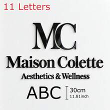 1件個性化客製圓形美容沙龍招牌，雙層雷雕壓克力 Logo 標誌，適用於商業工作室招牌、沙龍與 SPA 商家展示 - 彩色 - 查看 30