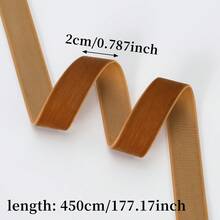 1件 10/15/20/25/38mm 絲絨緞帶，聖誕節、新年緞帶，手工婚禮派對裝飾緞帶，適用於禮物包裝、DIY髮飾蝴蝶結、聖誕樹花環裝飾蝴蝶結 - 查看 16
