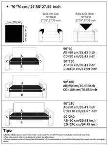 1pc Vintage French Chenille Plaid Textured Double Layer Ruffle Sofa Cushion, Anti-Scratch, Pet-Friendly Sofa Protector Seat Pad, All-Season Use, Machine Washable, Sofa Refresh, Decorative Sofa, Enhances Space Atmosphere, Suitable For Study, Bedroom, Living Room, Fits 1/2/3/4 Seater L-Shaped Sofa, Sofa Cover - Creamy White - View 5