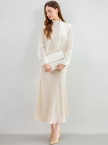 绗缝图案翻盖方包，金属装饰链条，商务休闲，便携，适合青少年女孩、女性、大学生、白领，完美适用于办公室、大学、小学、初中、高中、工作、商务、通勤，圣诞节冬季圣诞礼物 - 白色 - 查看 7