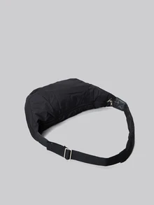 DareSee 極簡可調式肩帶 Hobo 包 冬季禮物 音樂節萬聖節適用 - 黑色 - 查看 5