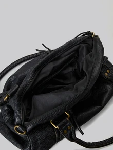 DareSee Bolso de tote retro, bolso de motocicleta de cuero PU suave de gran capacidad, bolso de hombro estilo punk Y2K con múltiples bolsillos, bolso cruzado estilo bohemio para mujer, bolso de estilo de moda de los años 2000 como regalo de Navidad para mujeres - Bronce - Ver 5