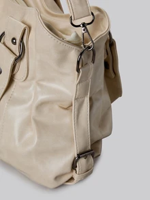 DareSee Bolsa de Tote de Capacidade Grande, Estilo Minimalista Vintage, Presente de Inverno para Estudante, Escritório e Transporte - Visão 7