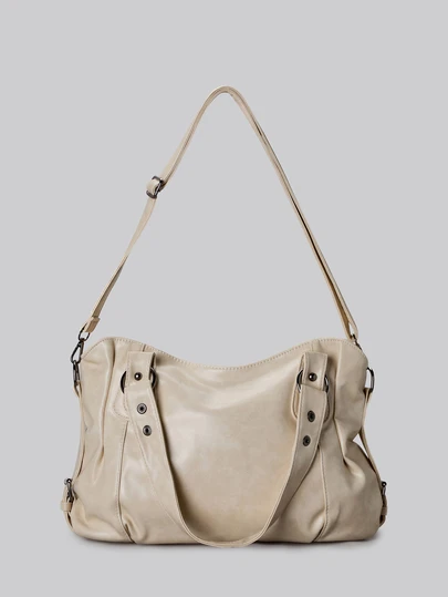 DareSee 复古简约大容量时尚学生办公通勤手提包冬季礼物音乐节