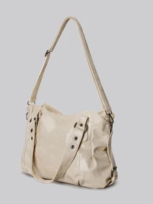 DareSee Bolsa de Tote de Capacidade Grande, Estilo Minimalista Vintage, Presente de Inverno para Estudante, Escritório e Transporte - Visão 5