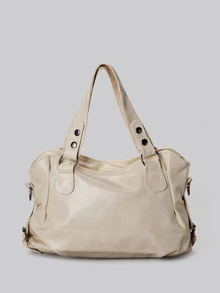 DareSee Bolsa de Tote de Capacidade Grande, Estilo Minimalista Vintage, Presente de Inverno para Estudante, Escritório e Transporte - Visão 4