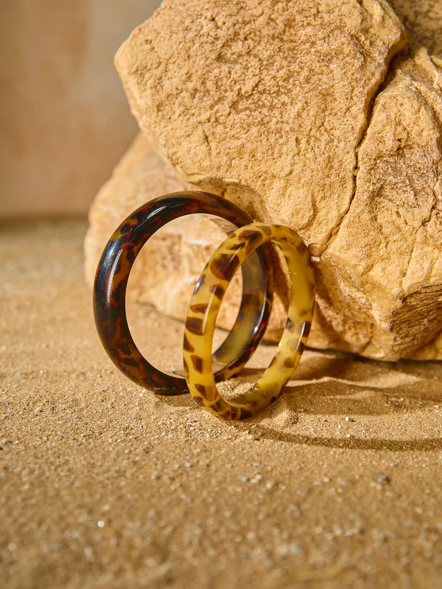 Tropiscape 1 Stück elegantes, sexy Armband aus Acryl mit Leopardenmuster für Frauen, geeignet für Feiertage, Geburtstage, Dates, Partys, Urlaub, Einkaufen, tägliche Fahrten, Weihnachtsgeschenke