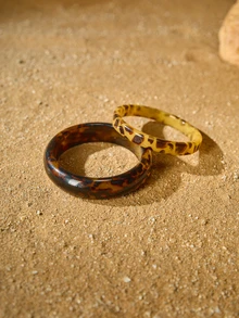 Tropiscape 1 Stück elegantes, sexy Armband aus Acryl mit Leopardenmuster für Frauen, geeignet für Feiertage, Geburtstage, Dates, Partys, Urlaub, Einkaufen, tägliche Fahrten, Weihnachtsgeschenke