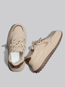 DareSee Nuevos zapatos deportivos versátiles de moda para mujer, lindos, elegantes, glamorosos, de moda, retro, estilo resort, para senderismo al aire libre, correr, deportes casuales, antideslizantes, ligeros, transpirables, de moda, sencillos, versátiles, zapatos deportivos casuales esenciales para mujer, regalos de Navidad de invierno