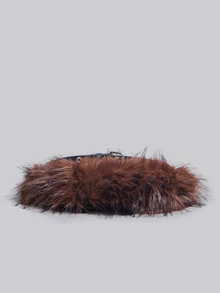DareSee 2025 Early Spring Fluffy Waist Belt, Niche American Sexy Style Fluffy Furry Belt, Lightweight Fashionable Waistband Halloween - Multicolor - View 3
