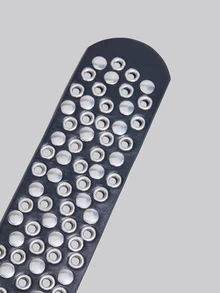 DareSee 1 pièce Large ceinture de taille punk à rivets et œil, ceinture  légère et polyvalente aux esthétiques asymétriques Y2K baddie, cadeau d'hiver pour les festivals de musique - Multicolore - Voir 6