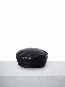 CHICVUE Street Women Chain & Anchor Decor Vintage Baker Boy Cap For Daily Life Gifts - Black - View 4