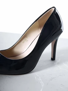 CHICVUE High Heels For Women Closed Pointed Toe Pump Wedding Party Dress Shoes Gifts - Black - View 3