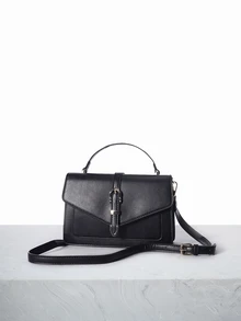 CHICVUE Borsa a sacca leggera e casual con fibbia, adatta per ragazze adolescenti, donne, studenti universitari, principianti e lavoratori d'ufficio. Perfetta per l'ufficio, l'università, il lavoro, gli spostamenti, gli esterni, i viaggi, le uscite. Elegante regalo di Natale per le donne. - nero - Visualizzare 2