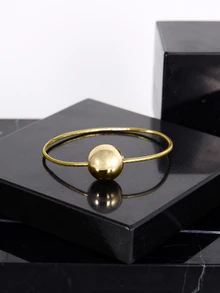 6 dây buộc tóc co giãn hình quả bóng bạc sáng bóng, dây buộc tóc đơn giản thanh lịch cho tóc đuôi ngựa, phụ kiện tóc buộc tóc đuôi ngựa, phụ kiện đội đầu vàng, quà tặng tóc bobbles Giáng sinh - Vàng - Xem 1