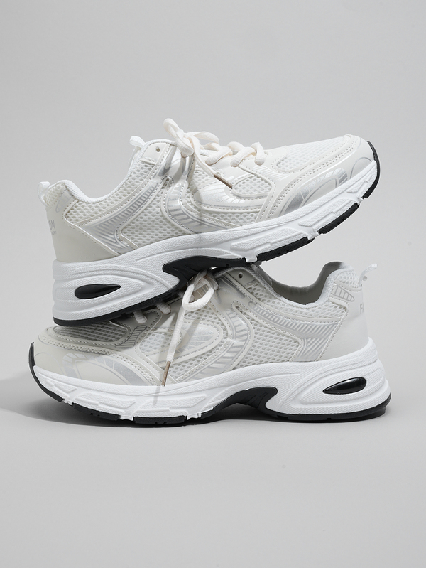 DareSee Chunky Platform Soft Leather Chunky Sneakers, Breathable Mesh Casual Running Shoes For Women, 2024 Spring/Summer New Arrival Music Fest Y2K Fest Back To School Autumn Christmas Christmas Winter Christmas Gifts