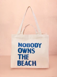 Hatastic Contrast Color, Lightweight, Suitable For Going To School, Campus, Library, Shopping, Travel, Outdoor, Picnic, Large Capacity Tote Bag Shoulder Bag, Tote Bag Large, Literary School Bag & Book Bag For Women Or Students, Perfect For Books, Shopping, Back To School And More, School Supplies, School Bag, Gifts