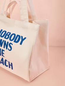 Hatastic Contrast Color, Lightweight, Suitable For Going To School, Campus, Library, Shopping, Travel, Outdoor, Picnic, Large Capacity Tote Bag Shoulder Bag, Tote Bag Large, Literary School Bag & Book Bag For Women Or Students, Perfect For Books, Shopping, Back To School And More, School Supplies, School Bag, Gifts