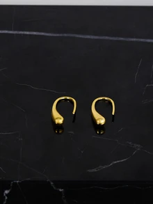 CHICVUE Set elegant de bijuterii cu model de lacrimă - colier, brățară, cercei și inel din aliaj - multifuncțional și reglabil pentru ținute de zi cu zi sau petrecere, cadouri de Crăciun