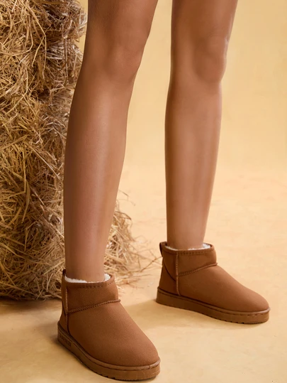 Tropiscape Snow Boots Women Winter New Velvet Thick Warm Shoes Women Outdoor Shoes Women Non-Slip Shoes Gifts