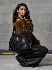 DareSee 女士多功能手提包，新款时尚高端大容量，通勤、双肩、单肩、手提三合一，圣诞礼物之选