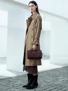 CHICVUE 时尚简约新款小众设计法棍手拿包圣诞礼物 - 咖啡棕 - 查看 4