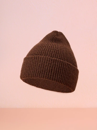 Hatastic 女士针织帽，秋冬季，韩版时尚保暖柔软无檐帽，适合寒冷天气，圣诞礼物