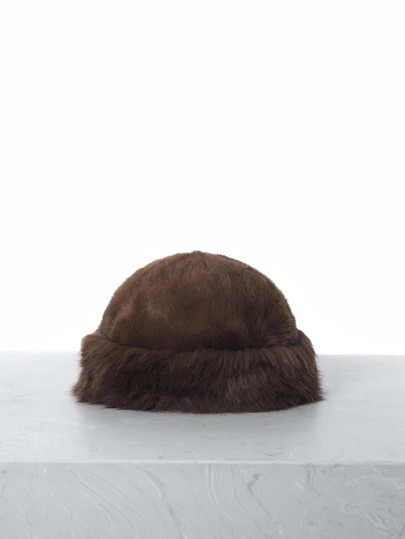 CHICVUE 1pc Elegant Solid Color Soft Fleece Spliced Fluffy Trim Warm Windproof Winter Hat, Plush Faux Fox Trapper Hat With Ear Flaps, Autumn/Winter Hat Winter Outfits Gifts