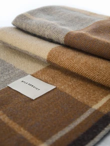 CHICVUE 1pc Women's Fashion Korean Plaid Scarf, Autumn And Winter Warm Fashion Fringe Student Scarf, Thick Long Scarf For Male Couple Shawls, Gifts