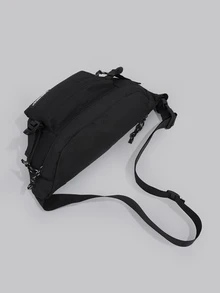 DareSee Lightweight,Business Casual Letter Graphic Waist Bag For Teen Girls Women College Students,Rookies & White-Collar Workers Perfect For Office,College,Work ,Business,Commute,Outdoors, Travel, Outings, Preppy Bum Bag For The First Day Of School Gifts Music Fest Back To School - Black - View 5