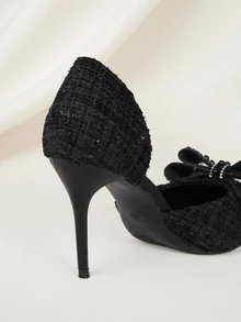 Clariva Fall/Winter 2025 Women's High Heel Shoes,Elegant,Women Pumps Gifts - Black - View 3