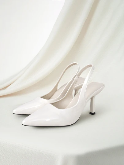 Clariva Escarpins à talon de chaton pour femmes, chaussures de mariage et demoiselle d'honneur à bout pointu enrobé à talons hauts. Sandales élégantes polyvalentes avec bride personnalisée, cadeaux de Noël