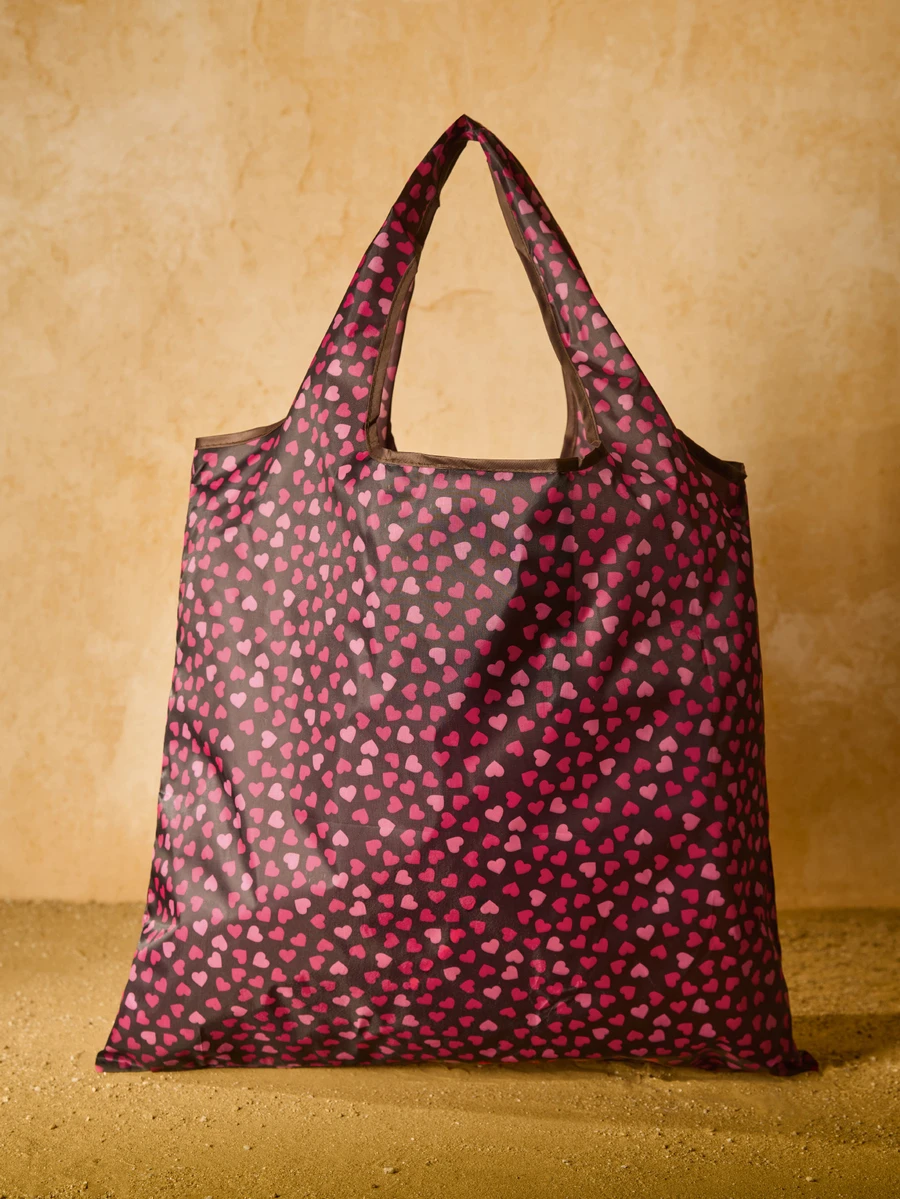 Tropiscape New Foldable Shopping Bag, Suitable For Daily Shopping Trips Gifts Cottagecore,SummerOutfit - Coffee Brown - View 1
