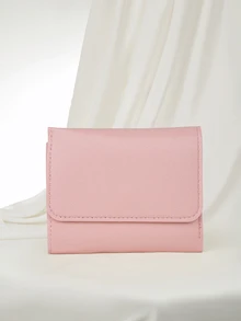 Clariva 新款简约纯色PU皮方翻盖手提包，小众时尚户外旅行度假腋下包，便携优雅商务通勤斜挎包，适合日常工作，轻便新款街头购物女式单肩包，圣诞礼物