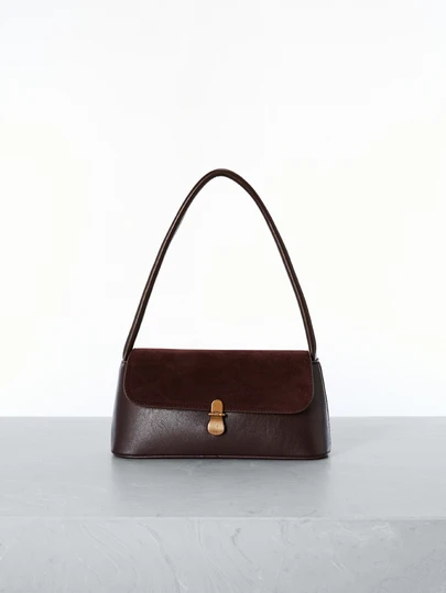 CHICVUE Bolso de nicho vintage 2025 Nuevo bolso de hombro francés de moda para el transporte diario, bolso de mano, regalo de Navidad