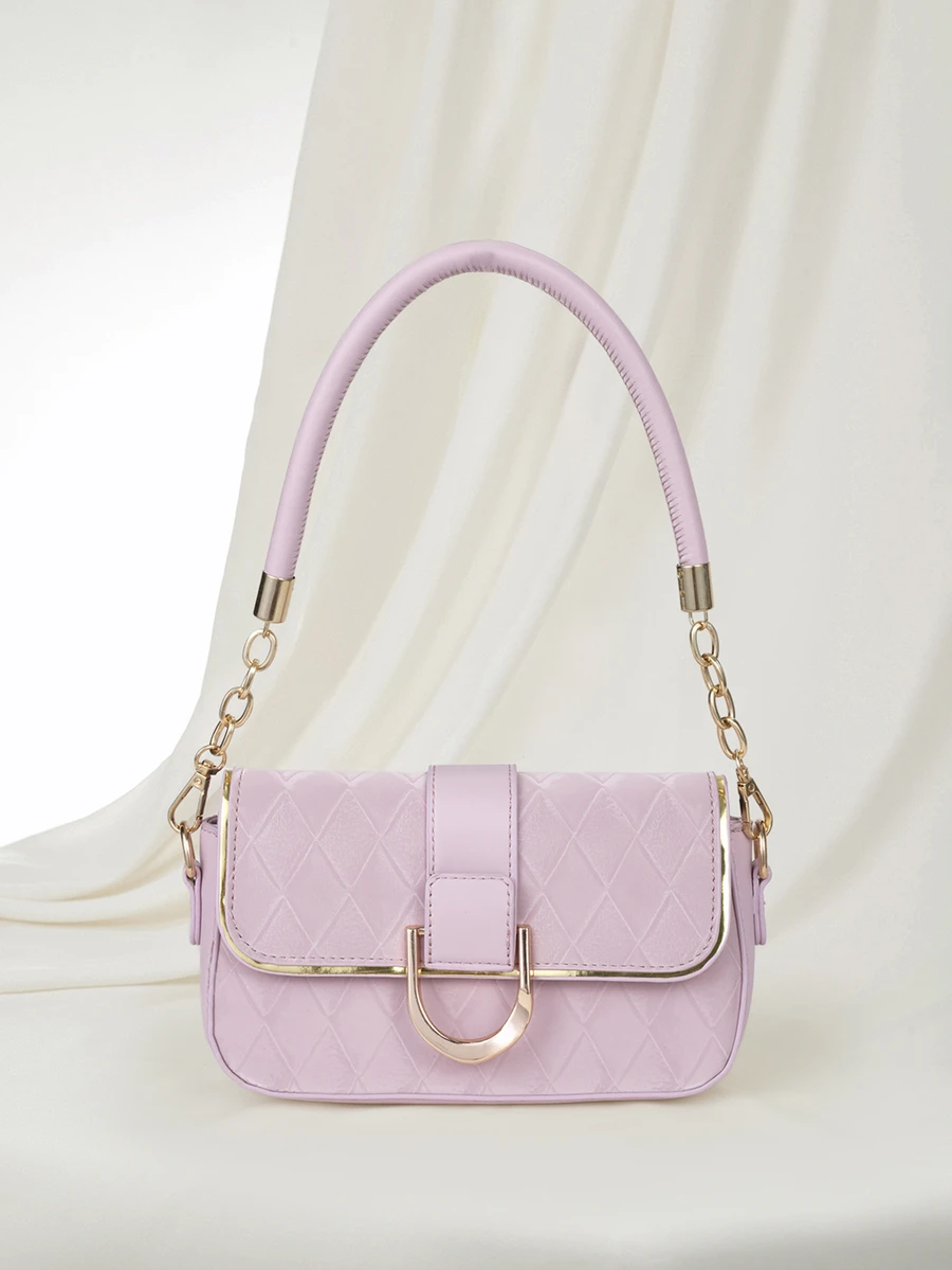 Clariva 女士时尚简约腋下小方肩包斜挎包，2025新款圣诞礼物