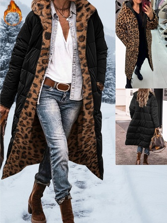 Women's Reversible Thick Long Sleeve Mid-Length Casual Fleece Jacket, Suitable For Autumn/Winter