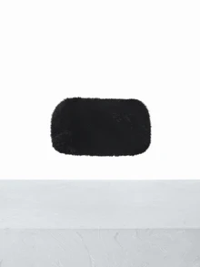 CHICVUE 1 Piece Faux Fur Headband With Stretch Women's Winter Earwarmer Earmuff Gorgeous Faux Fox Fur Hollow Hat Empty Top Hat For Winter Headwear Gifts - Black - View 5