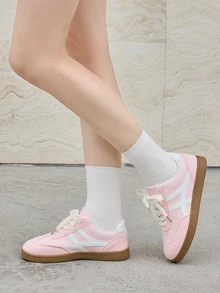 Hatastic Women's Luxury, Soft, Breathable, Vintage Outdoor Running, Vacation, Casual Sports Shoes With Platform & Thick Sole, Spring/Summer/Autumn,Sneakers For Women Gifts - Pink - View 6