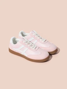 Hatastic Women's Luxury, Soft, Breathable, Vintage Outdoor Running, Vacation, Casual Sports Shoes With Platform & Thick Sole, Spring/Summer/Autumn,Sneakers For Women Gifts - Pink - View 9