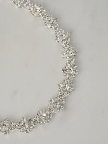 Clariva Supra Diamanto Gorgeous-Luxury Shining Bling Crystal Rhinestone Necklace Earrings Set Wedding Party Jewelry 3 In 1 Gifts